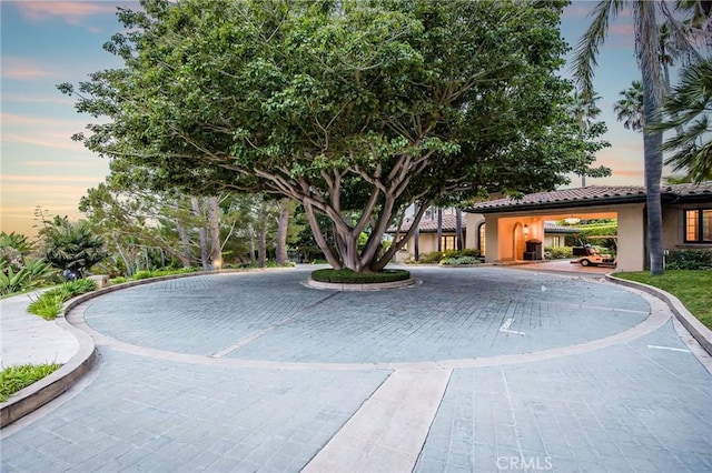 1129 Via Mirabel, Palos Verdes Estates, CA 90274 - view of property's community with curved driveway