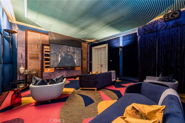 1129 Via Mirabel, Palos Verdes Estates, CA 90274 - home theater room with carpet floors