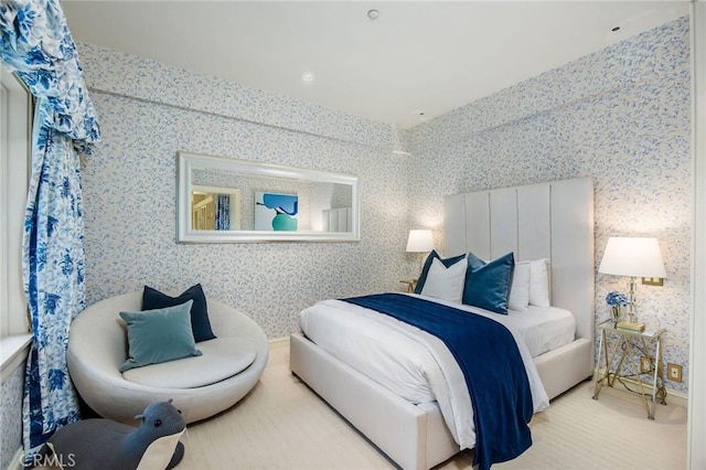 1129 Via Mirabel, Palos Verdes Estates, CA 90274 - bedroom featuring wallpapered walls