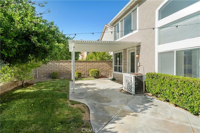 27545 Wellsley Way, Valencia, CA 91354 - view of patio / terrace featuring a pergola