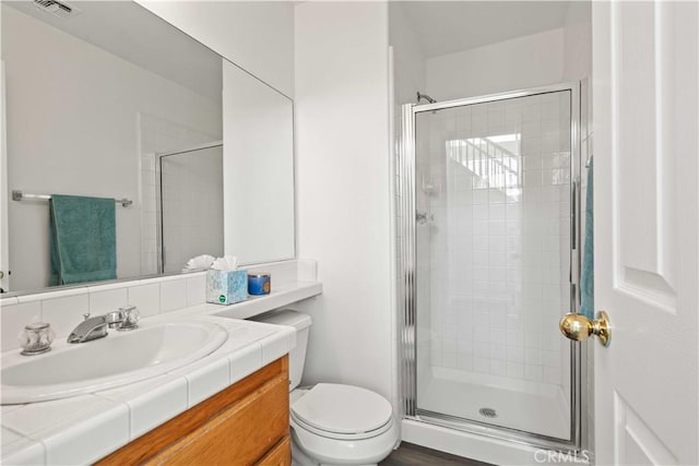 27545 Wellsley Way, Valencia, CA 91354 - full bathroom featuring a shower stall and vanity