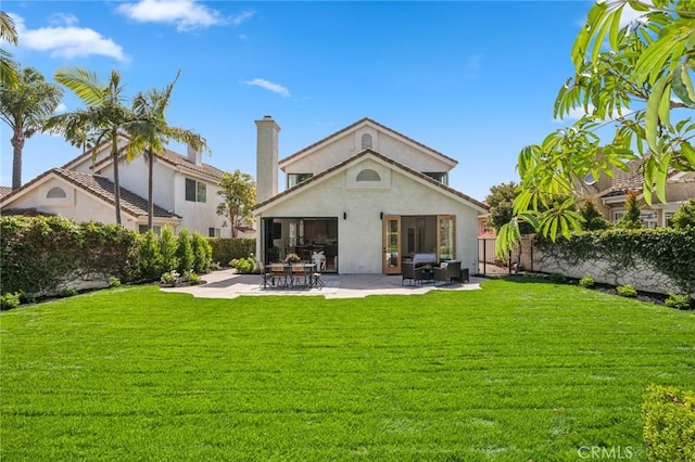 38 San Raphael, Dana Point, CA 92629 - rear view of house featuring stucco siding and a patio