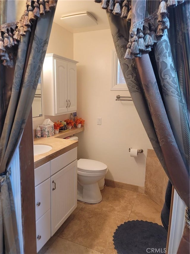 15845 La Vida Dr, Palm Springs, CA 92262 - bathroom featuring vanity and tile patterned flooring