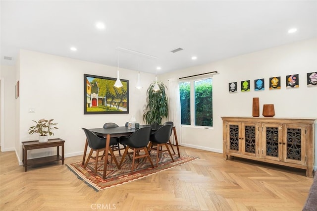 21225 Kent Ave, Torrance, CA 90503 - dining space featuring recessed lighting and baseboards