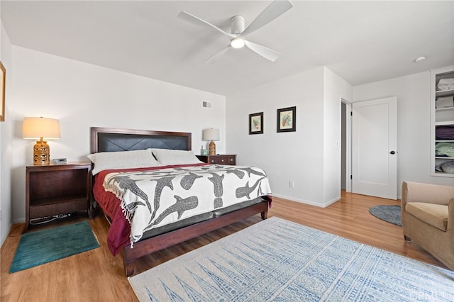 131 Gemini St, Lompoc, CA 93436 - bedroom featuring wood finished floors and a ceiling fan