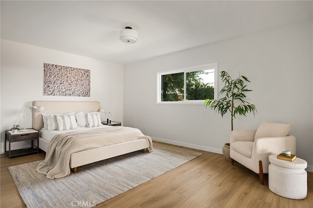17216 Lorne St, Van Nuys, CA 91406 - bedroom with light wood-type flooring and baseboards