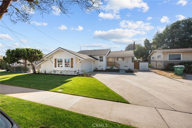 676 Alvin St, San Diego, CA 92114 - view of front facade with driveway, a garage, stucco siding, and a gate