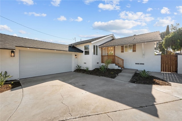 676 Alvin St, San Diego, CA 92114 - ranch-style home with concrete driveway, an attached garage, and stucco siding