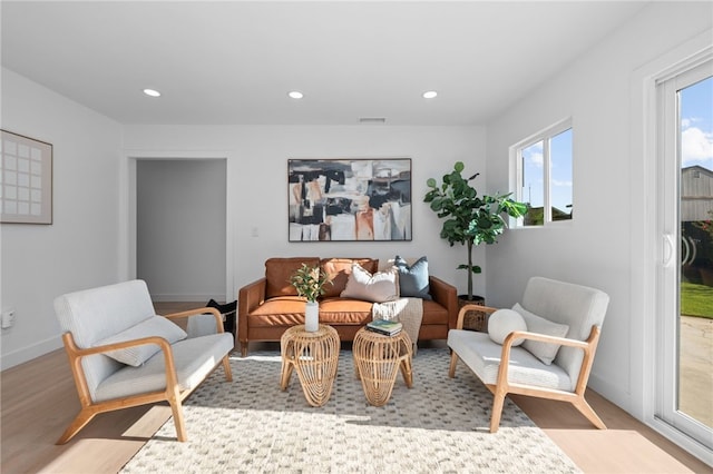 676 Alvin St, San Diego, CA 92114 - living area with wood finished floors and recessed lighting