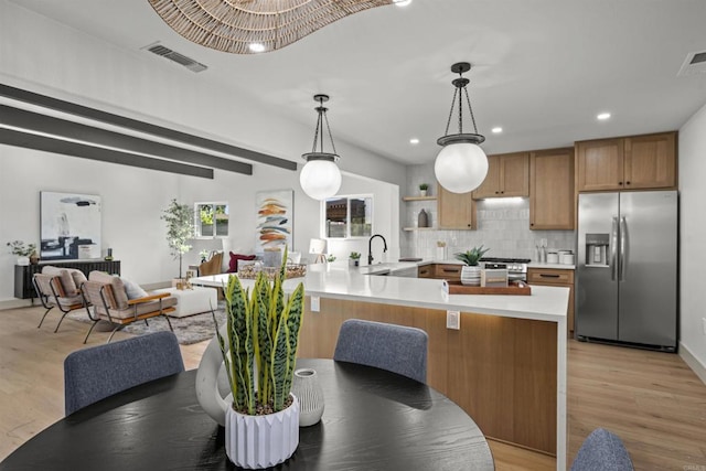 6863 Tanglewood Rd, San Diego, CA 92111 - dining room featuring light wood finished floors and recessed lighting