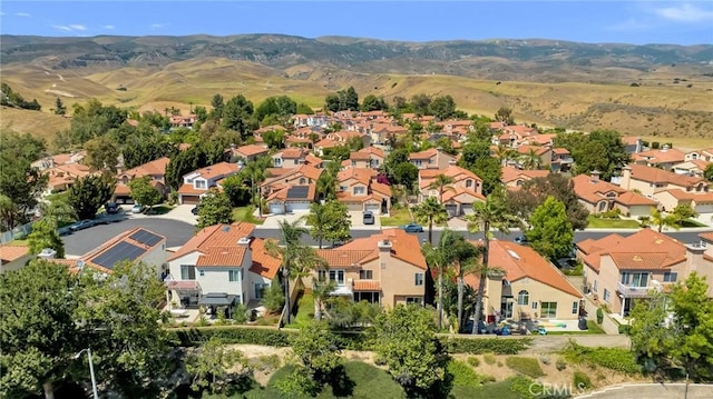 15736 Milne Cir, Moorpark, CA 93021 - aerial perspective of suburban area featuring a mountain backdrop