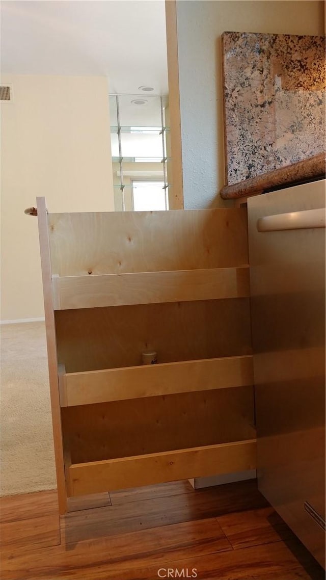 17305 Rosewood, Irvine, CA 92612 - stairs featuring wood finished floors