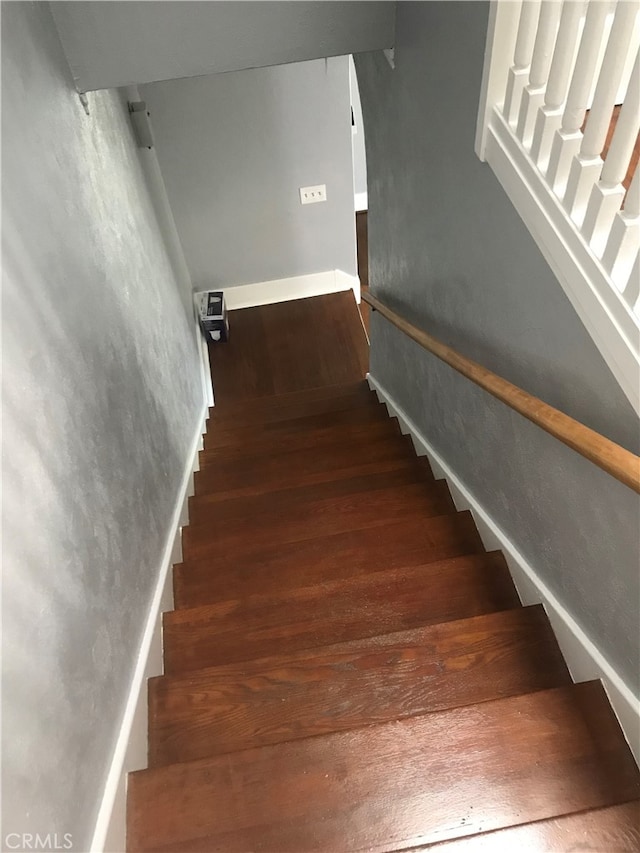 254 E Glenarm St, Pasadena, CA 91106 - stairs featuring wood finished floors