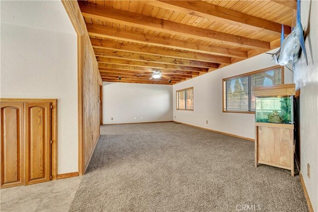 2528 Key Ct, Lancaster, CA 93536 - below grade area with wooden ceiling and carpet floors