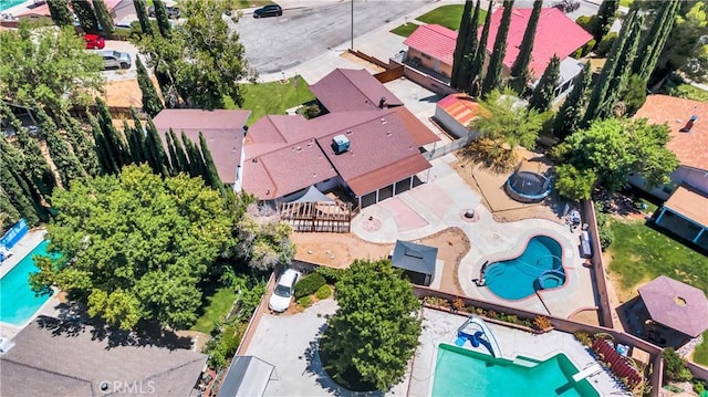 2528 Key Ct, Lancaster, CA 93536 - aerial view of a pool