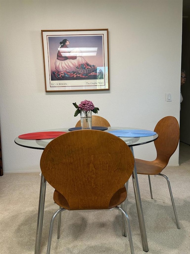11422 Via Rancho San Diego Unit 84, El Cajon, CA 92019 - dining space with carpet floors