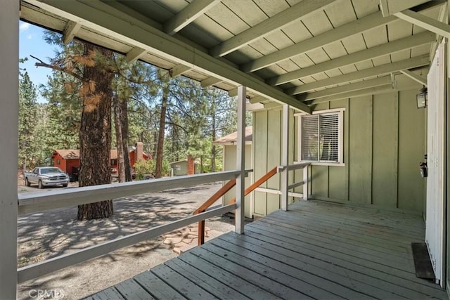 1869 Thrush Rd, Wrightwood, CA 92397 - view of deck
