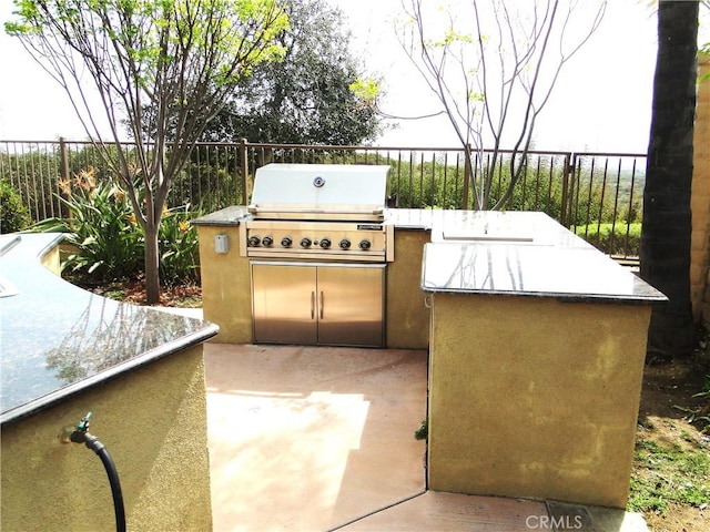 1482 Fergus, Claremont, CA 91711 - view of patio featuring exterior kitchen