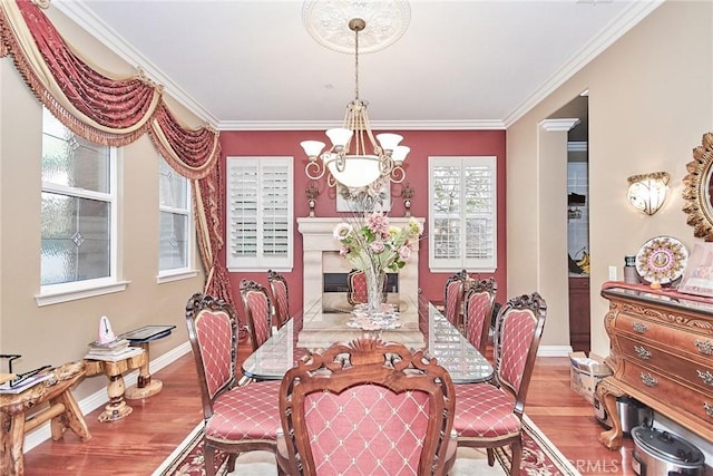 1482 Fergus, Claremont, CA 91711 - dining room with wood finished floors and crown molding