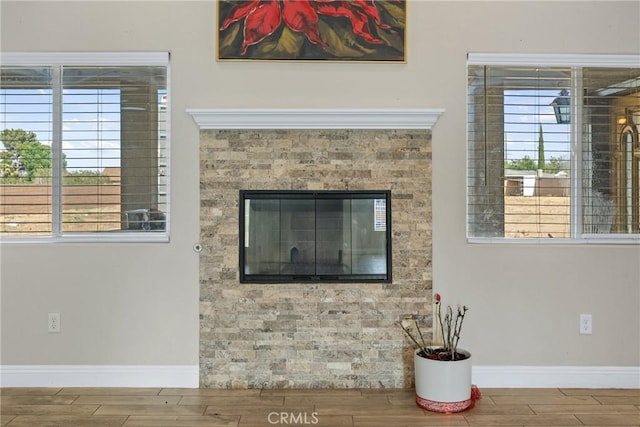 9121 6th Ave, Hesperia, CA 92345 - detailed view of wood finished floors and baseboards