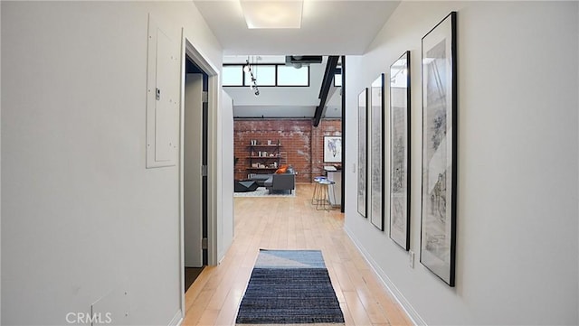 120 S Hewitt St Unit 11, Los Angeles, CA 90012 - corridor featuring light wood-type flooring