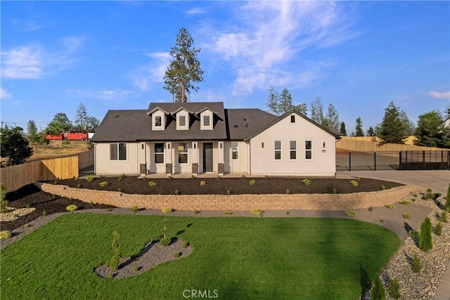 5500 Harrison Rd, Paradise, CA 95969 - view of front of house with covered porch and stucco siding