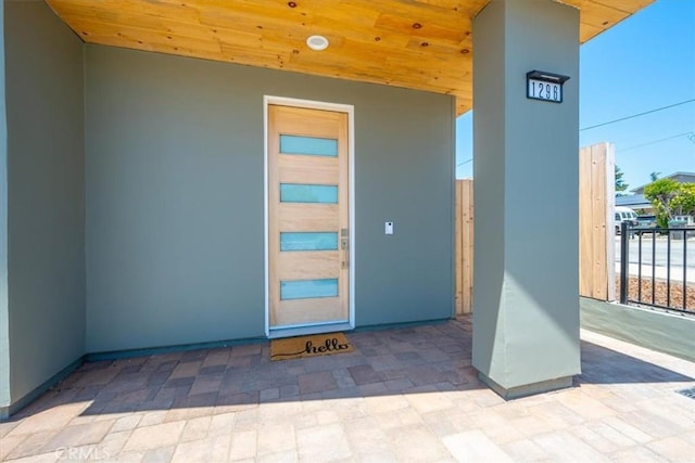1296 Saratoga Ave, Grover Beach, CA 93433 - entrance to property featuring stucco siding