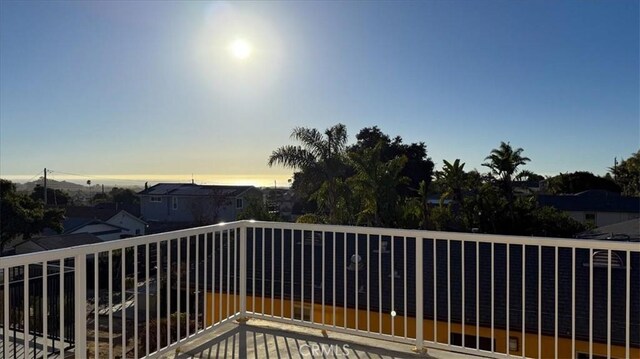 1296 Saratoga Ave, Grover Beach, CA 93433 - view of balcony at dusk