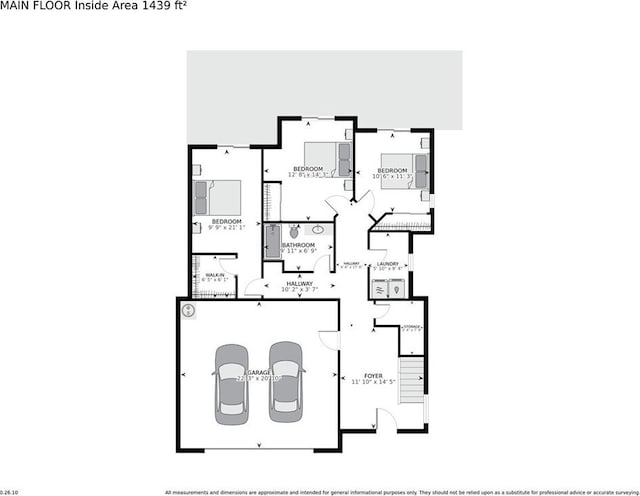 1296 Saratoga Ave, Grover Beach, CA 93433 - view of property floor plan