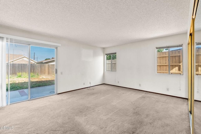 236 S 11th St, Santa Paula, CA 93060 - empty room featuring carpet flooring, healthy amount of natural light, and a textured ceiling