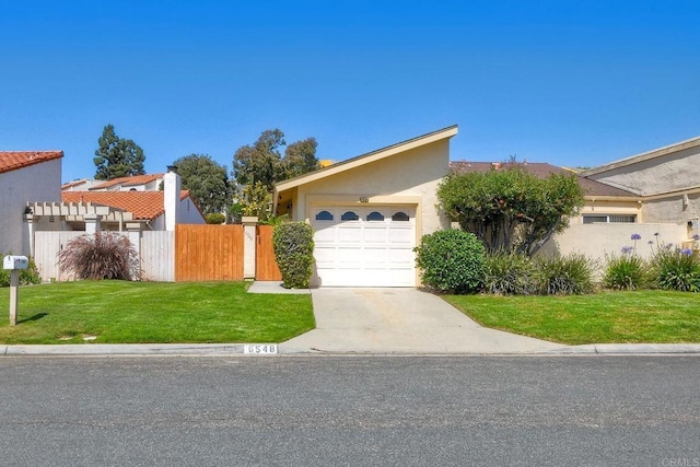 6548 Camino Del Parque, Carlsbad, CA 92011 - view of front of house featuring driveway, stucco siding, and an attached garage