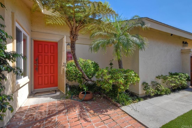 6548 Camino Del Parque, Carlsbad, CA 92011 - entrance to property with stucco siding