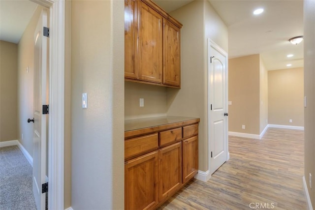 1910 Crandall Way, Paradise, CA 95969 - hallway featuring light wood-type flooring and recessed lighting