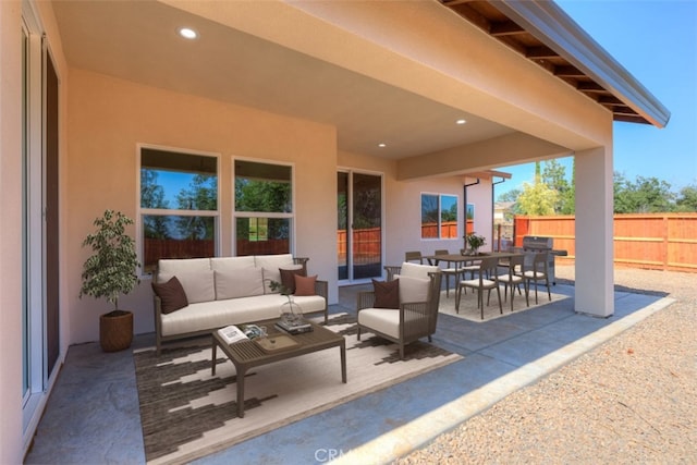 1910 Crandall Way, Paradise, CA 95969 - view of patio / terrace featuring an outdoor hangout area and outdoor dining area