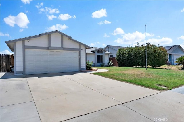444 Westminister Dr, San Jacinto, CA 92583 - ranch-style house featuring concrete driveway and an attached garage