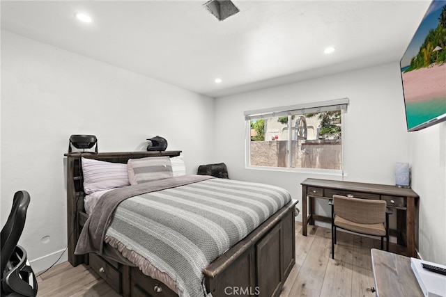 28536 Paseo Diana, San Juan Capistrano, CA 92675 - bedroom featuring light wood finished floors and recessed lighting