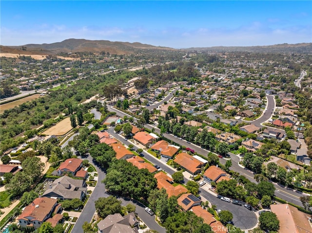 28536 Paseo Diana, San Juan Capistrano, CA 92675 - aerial view of property's location with a mountainous background and nearby suburban area