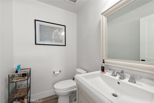 28536 Paseo Diana, San Juan Capistrano, CA 92675 - half bath with vanity and wood finished floors