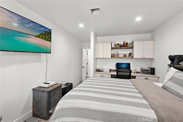 28536 Paseo Diana, San Juan Capistrano, CA 92675 - bedroom featuring built in desk and recessed lighting