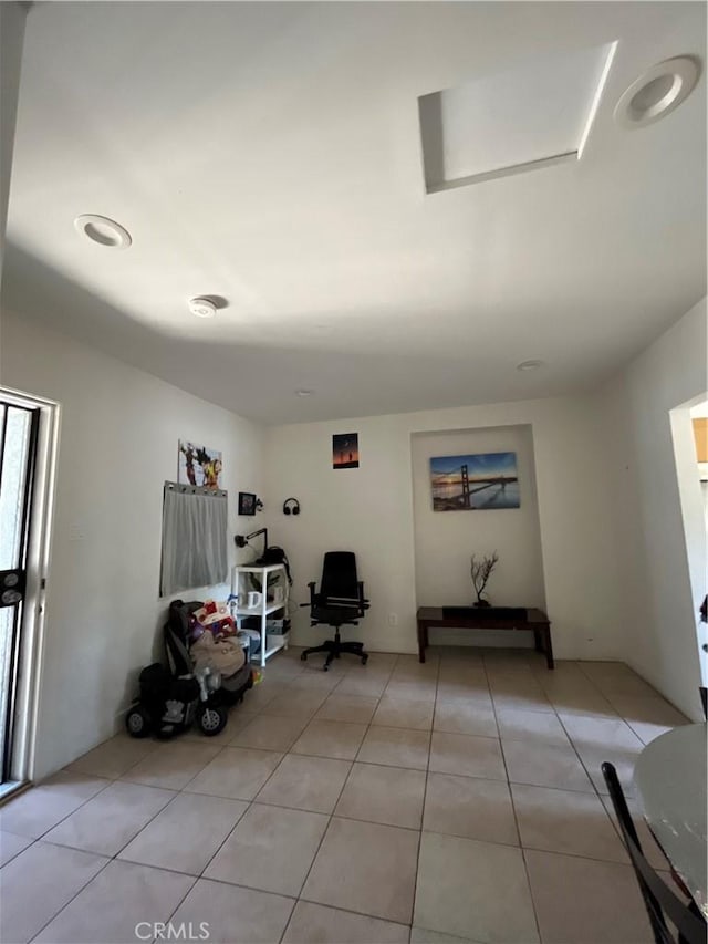 1248 Rolland Curtis Pl, Los Angeles, CA 90037 - living area with light tile patterned floors