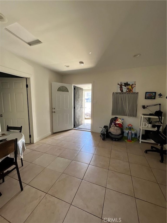 1248 Rolland Curtis Pl, Los Angeles, CA 90037 - foyer entrance featuring light tile patterned floors