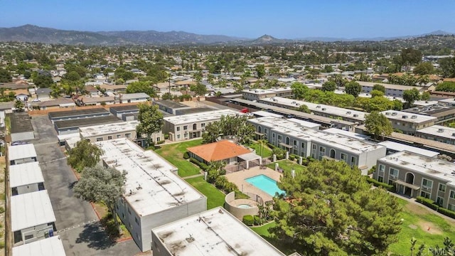 1240 N Broadway Unit 30, Escondido, CA 92026 - bird's eye view of a pool and mountains