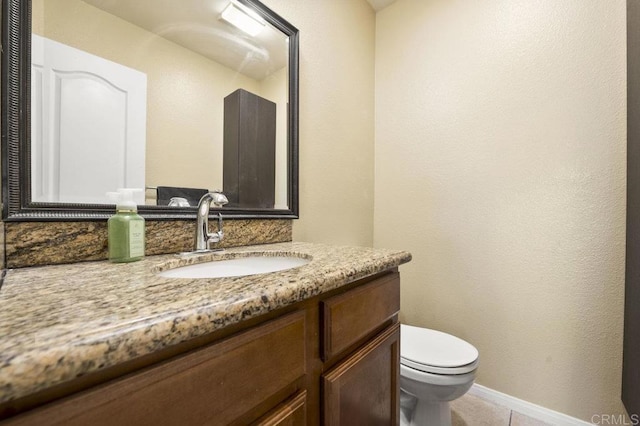 1240 N Broadway Unit 30, Escondido, CA 92026 - half bath featuring vanity and tile patterned floors