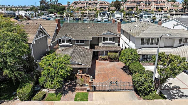 612 Harbor Island Dr, Newport Beach, CA 92660 - aerial view of residential area with a large body of water