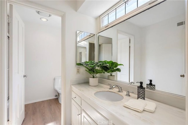 612 Harbor Island Dr, Newport Beach, CA 92660 - bathroom featuring vanity and wood finished floors