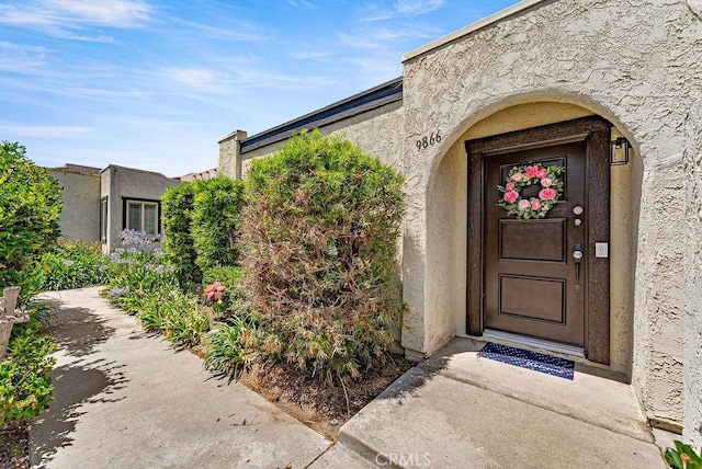 9866 Lido Way Unit 20, Cypress, CA 90630 - view of exterior entry featuring stucco siding