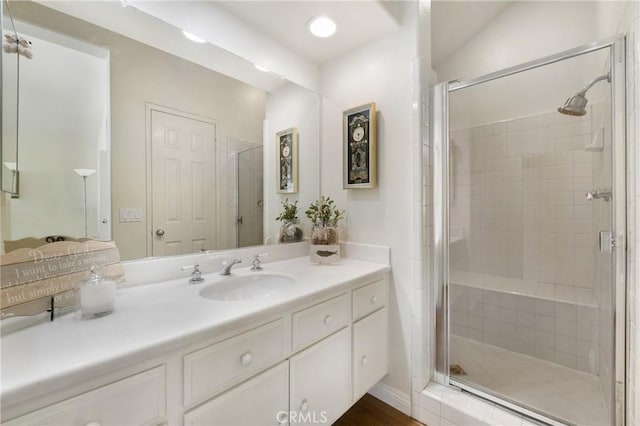 46 Saint Tropez, Laguna Niguel, CA 92677 - bathroom with a stall shower and vanity