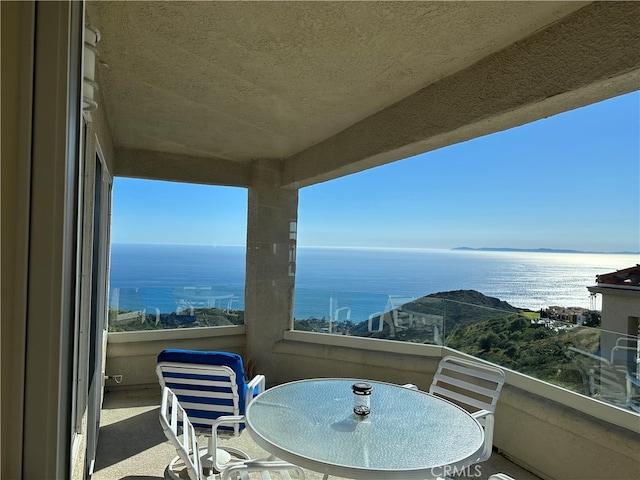 46 Saint Tropez, Laguna Niguel, CA 92677 - balcony featuring a water view