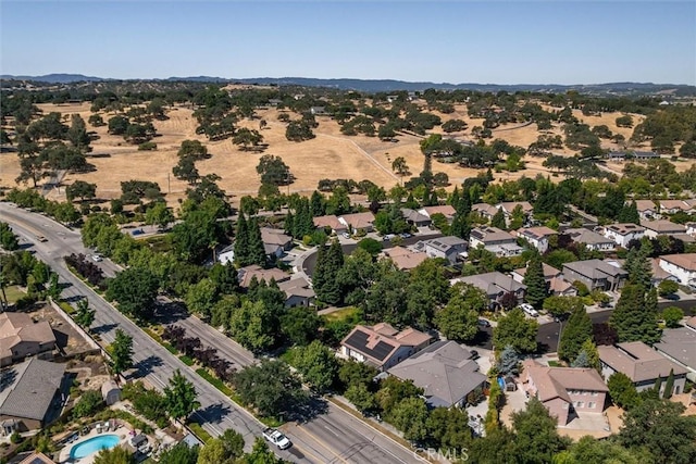 1044 Sleepy Hollow Rd, Paso Robles, CA 93446 - aerial overview of property's location featuring nearby suburban area