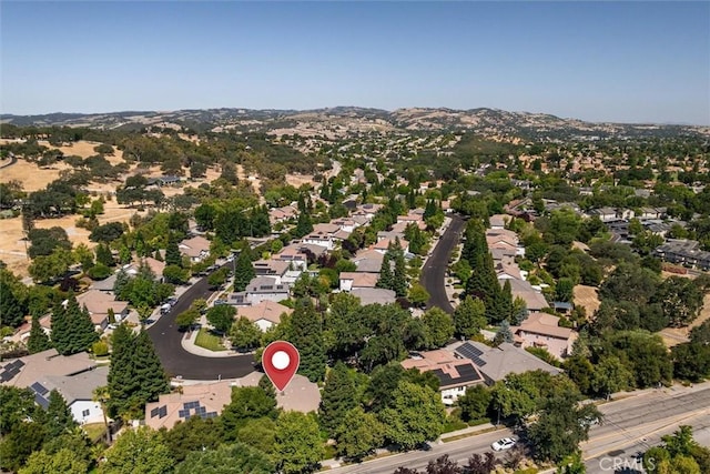 1044 Sleepy Hollow Rd, Paso Robles, CA 93446 - aerial view of residential area with mountains